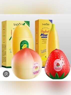 Hydrate Nourish Hand Cream set, SADOER, 4 fruits 🍌 🥭 🍓 🍑